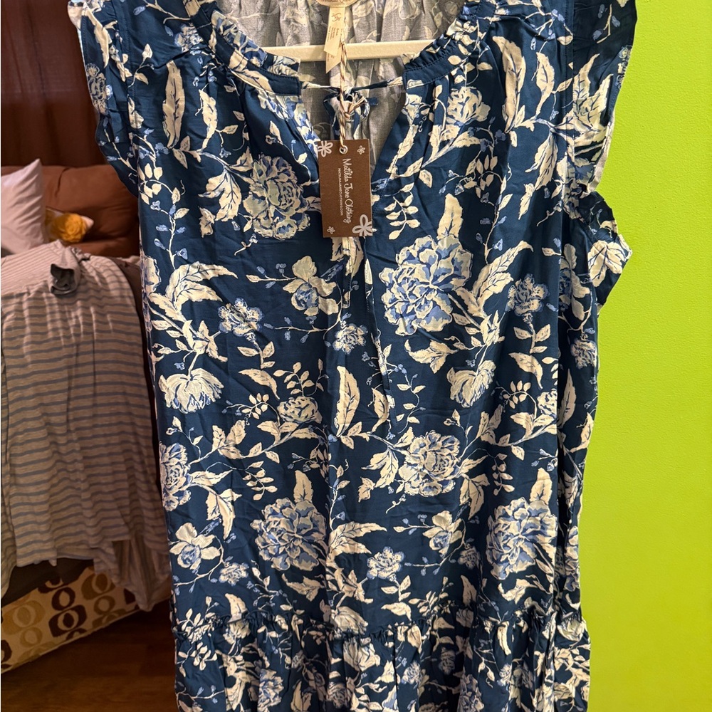Matilda Jane Blue Floral Peasant Camisole